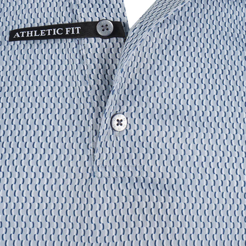 FOOTJOY Wiggle Lisle Men's Polo (Grey) - Image 3
