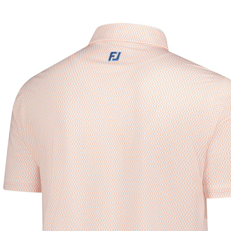FOOTJOY Irongate Lisle Men's Polo (Orange) - Image 3