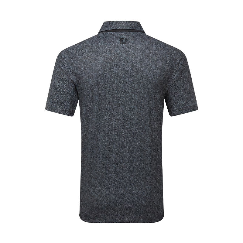 FOOTJOY Speckle Lisle Men's Polo (Black) - Image 2