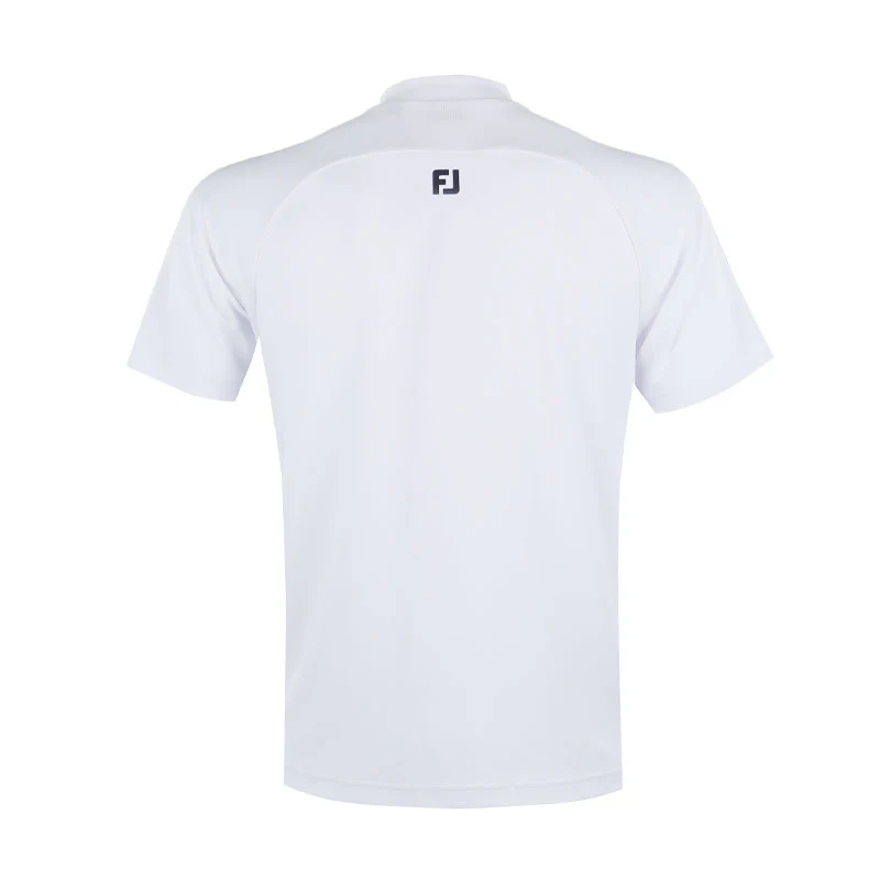 FOOTJOY Japan Bicolor Men's Mock Shirt (White) - Image 2