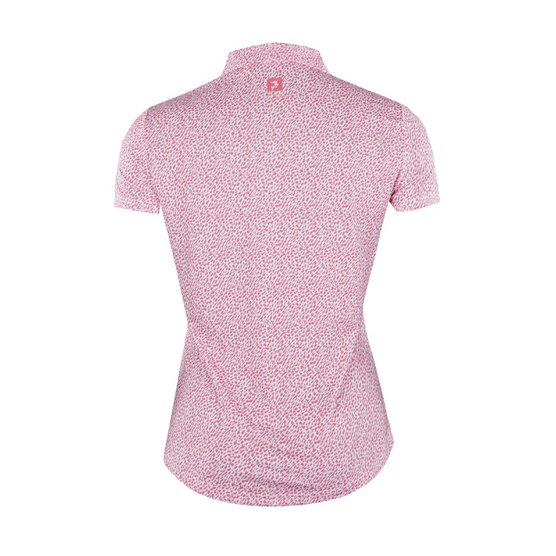 FOOTJOY Print Women's Polo (Pink) - Image 2