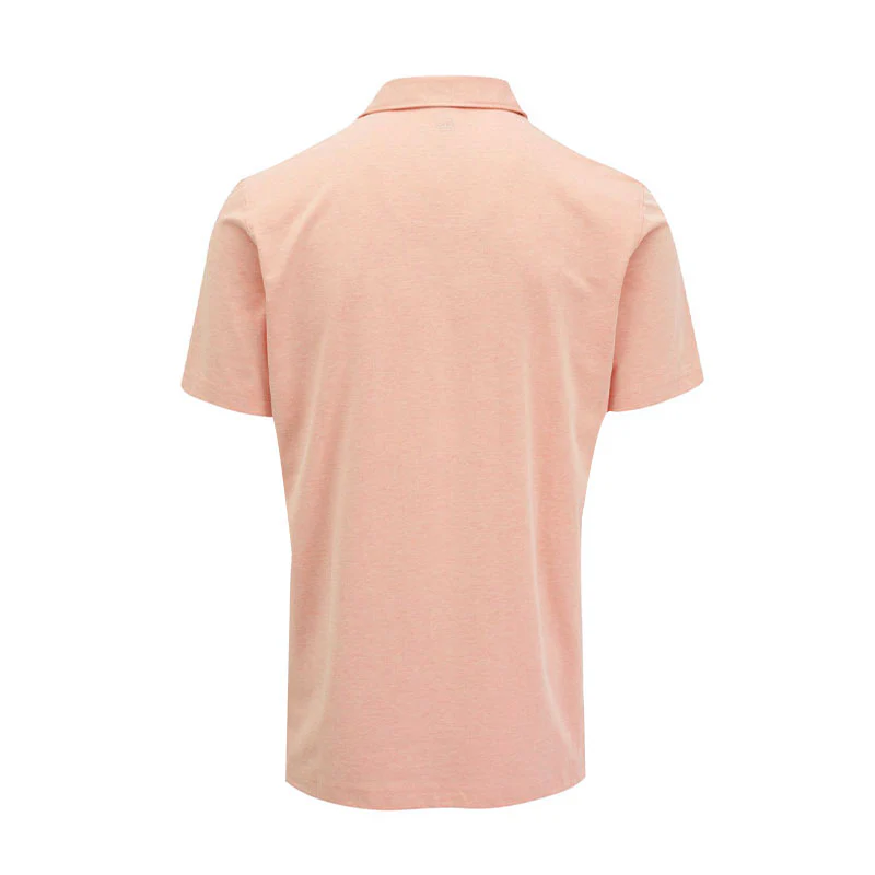 PETER MILLAR Albatross Cotton-Blend Men's Performance Polo (Orange) - Image 2