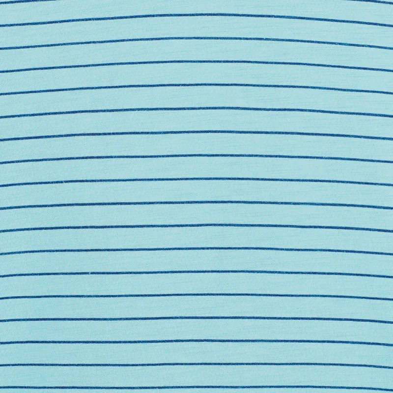 PETER MILLAR Journeyman Stripe Men's Polo (Blue Spruce) - Image 4