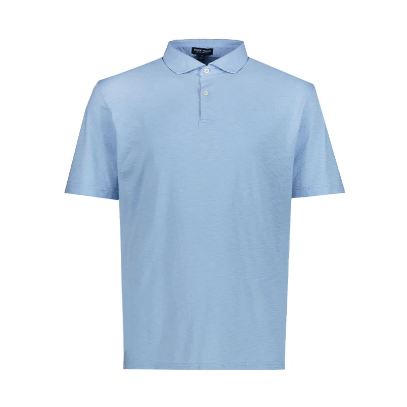 PETER MILLAR Journeyman Men's Polo (Angelite)