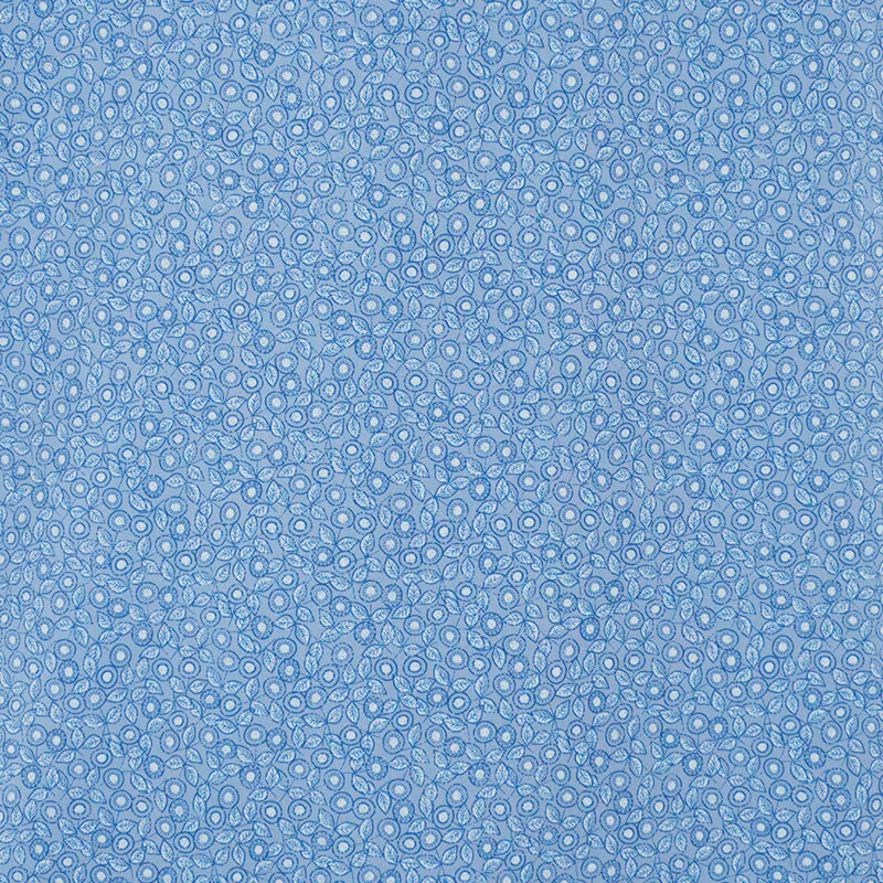 PETER MILLAR Bristol Floral Men's Polo (Blue Fade) - Image 4