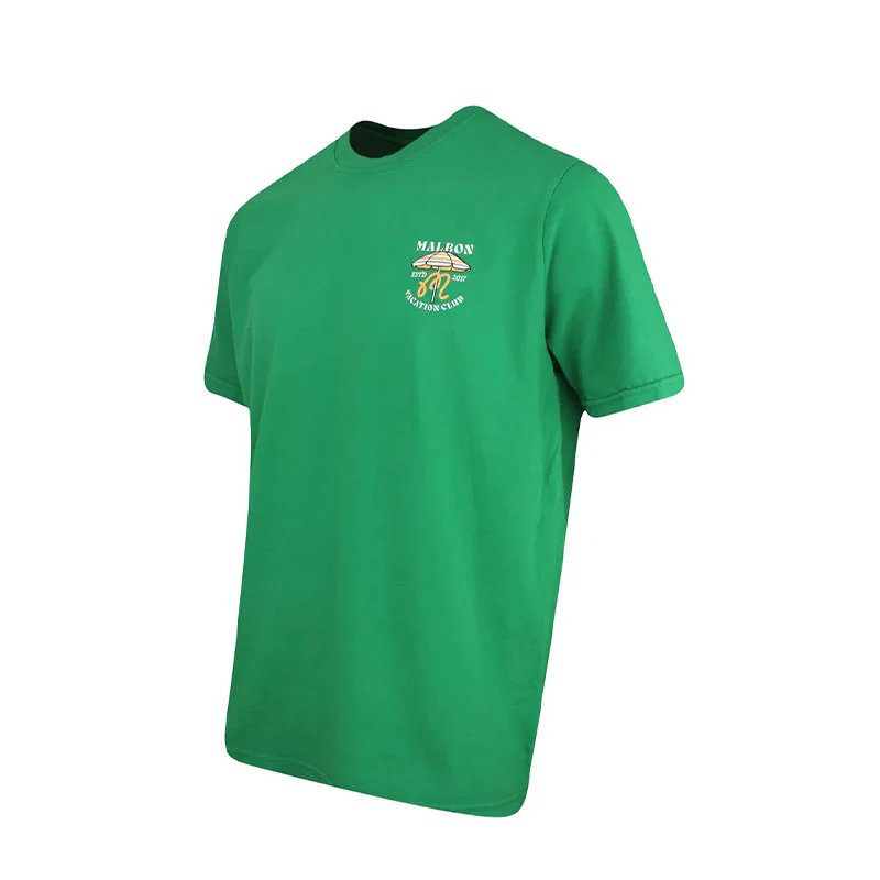 MALBON GOLF Vacation Club Men's T-Shirt (Kelly Green) - Image 3