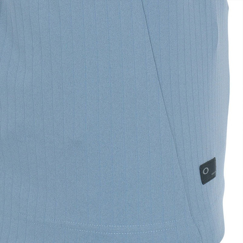 OAKLEY Japan Skull Sleek Stripe Men's Polo (Blue) - Image 4