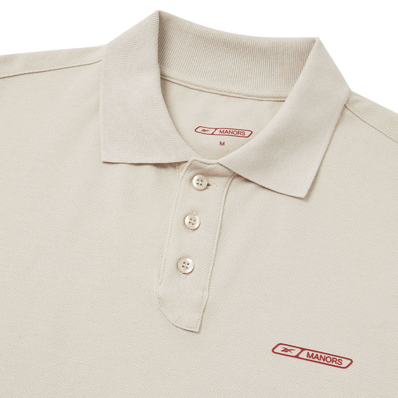 MANORS x Reebok Men's Pique Polo (Birch) - Image 3