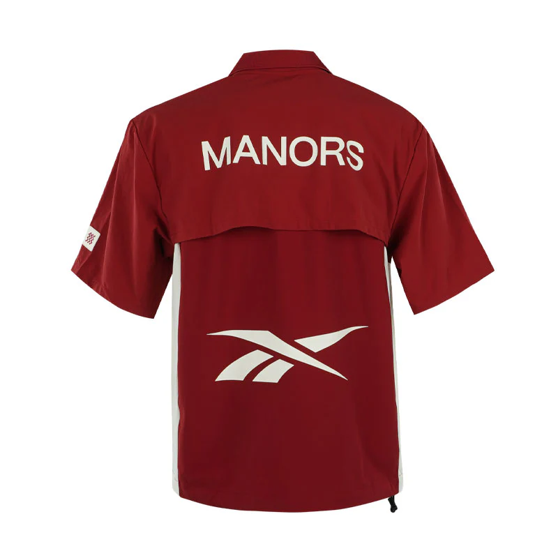 MANORS x Reebok Shooter Men's Shirt (Burgundy) - Image 2