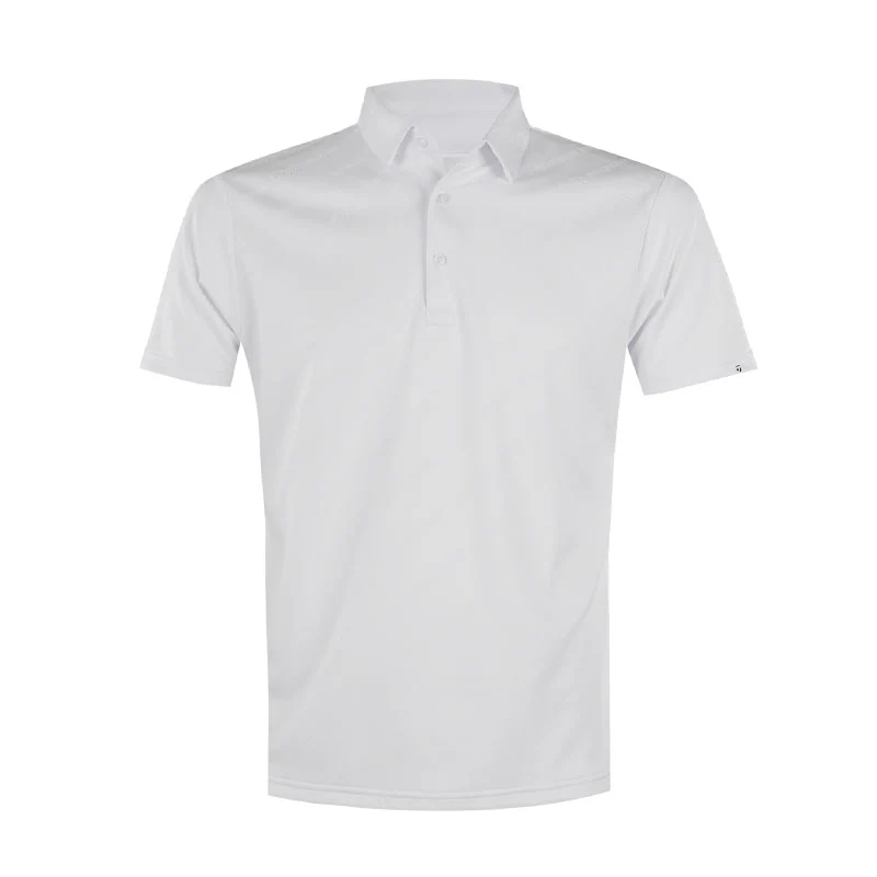 TAYLORMADE Diagonal Jacquard Men's Polo (White)
