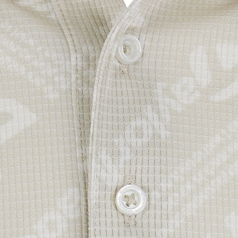 TAYLORMADE T-ICE BD Men's Polo (Beige) - Image 3