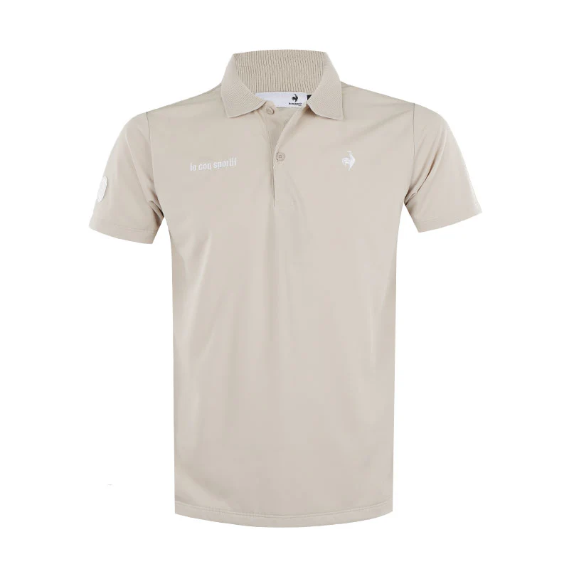 LE COQ SPORTIF GOLF New Basic Men's Polo (Beige)