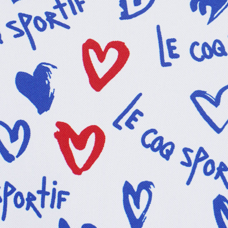 LE COQ SPORTIF GOLF Chicken Heart Women's Polo (White) - Image 4