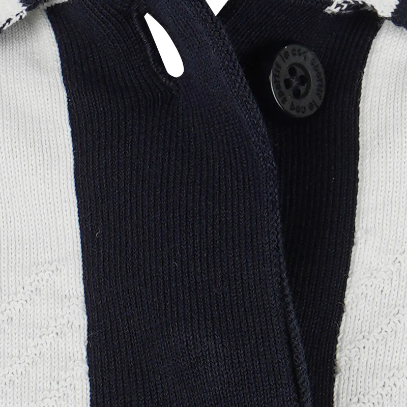 LE COQ SPORTIF GOLF New Basic Knit Women's Polo (White) - Image 3