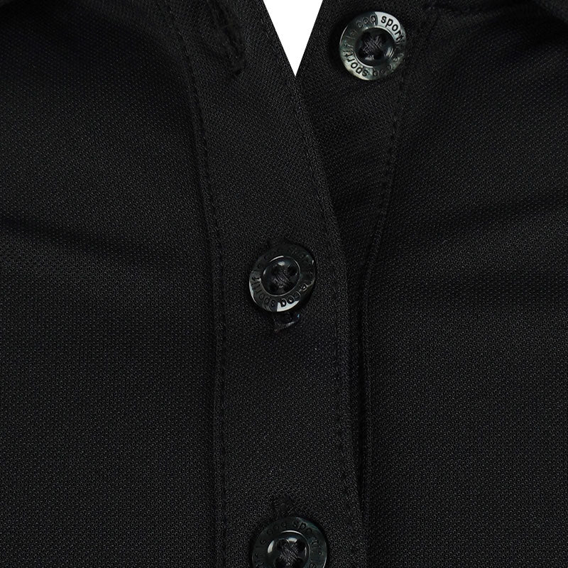 LE COQ SPORTIF GOLF A-Line Women's Polo (Black) - Image 3