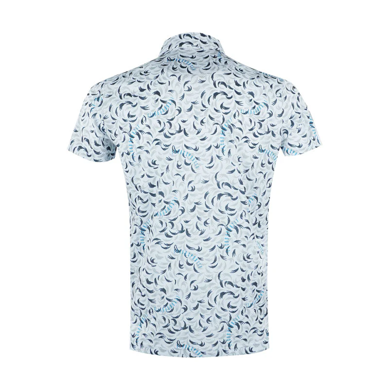 LE COQ SPORTIF GOLF Cool Touch Petite Men's Polo (White) - Image 2