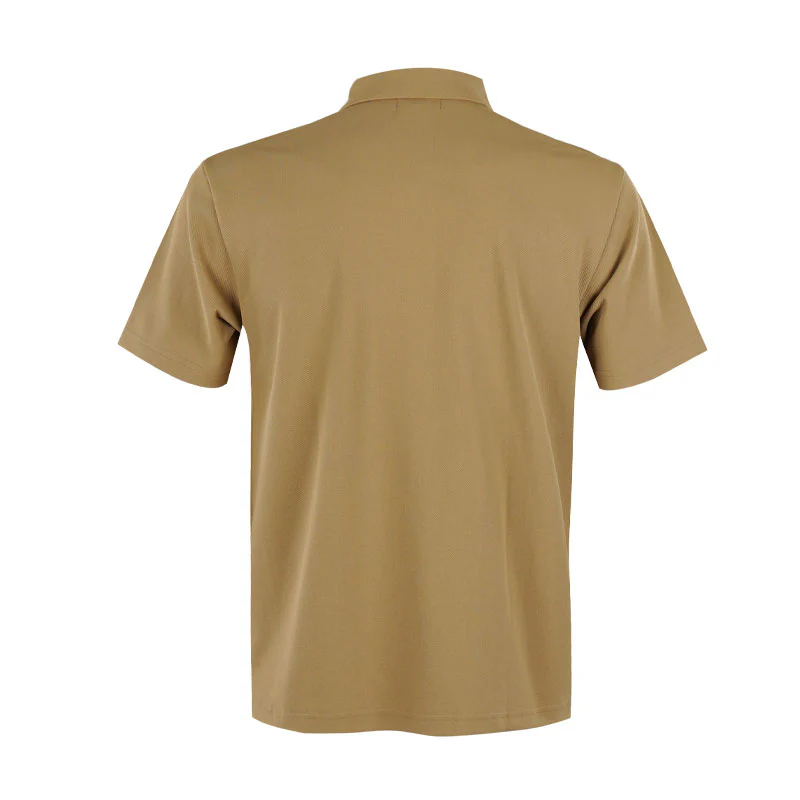 WAAC Loose Fit Men's Polo (Brown) - Image 2