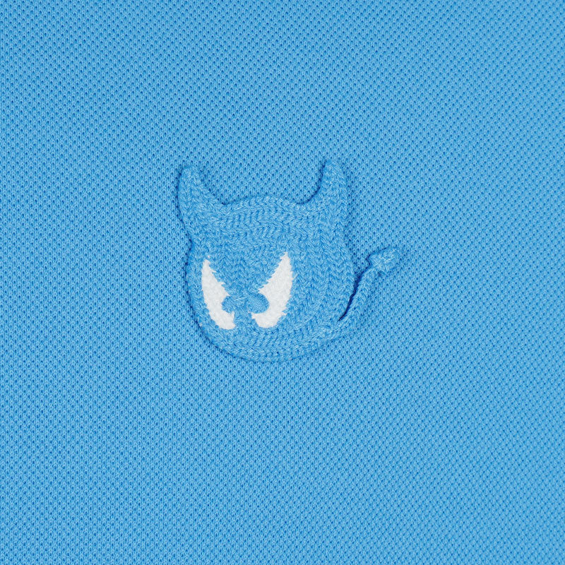 WAAC Loose Fit Men's Polo (Blue) - Image 4