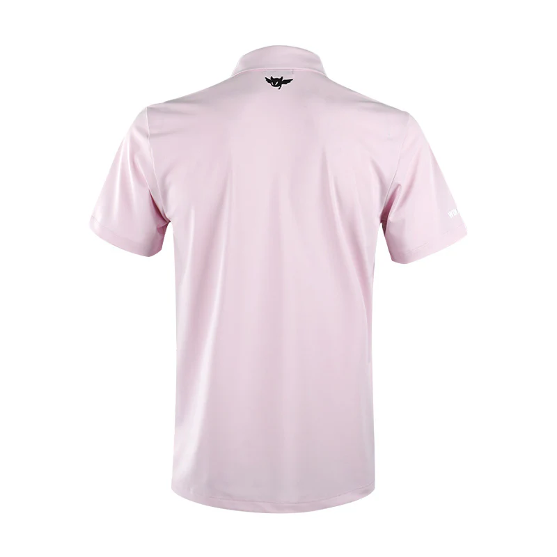 WAAC Athletic Essential Men's Pique Polo (Pink) - Image 2