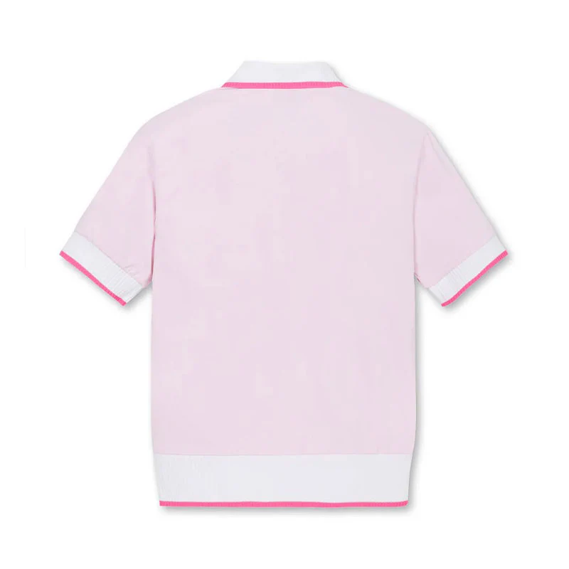 WAAC Athletic Rib Collar Women's Polo (Pink) - Image 2