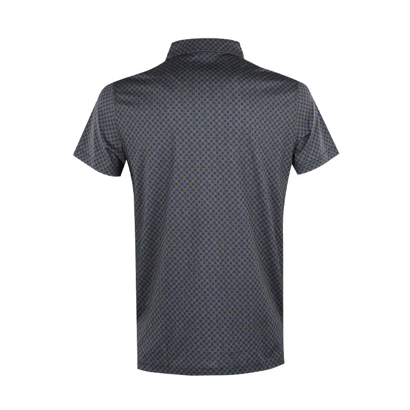 CUTTER & BUCK Mercerized Men's Polo (Multi Blue) - Image 2