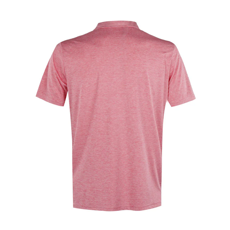 CALVIN KLEIN Hartford Mini Stripe Men's Polo (Red) - Image 2