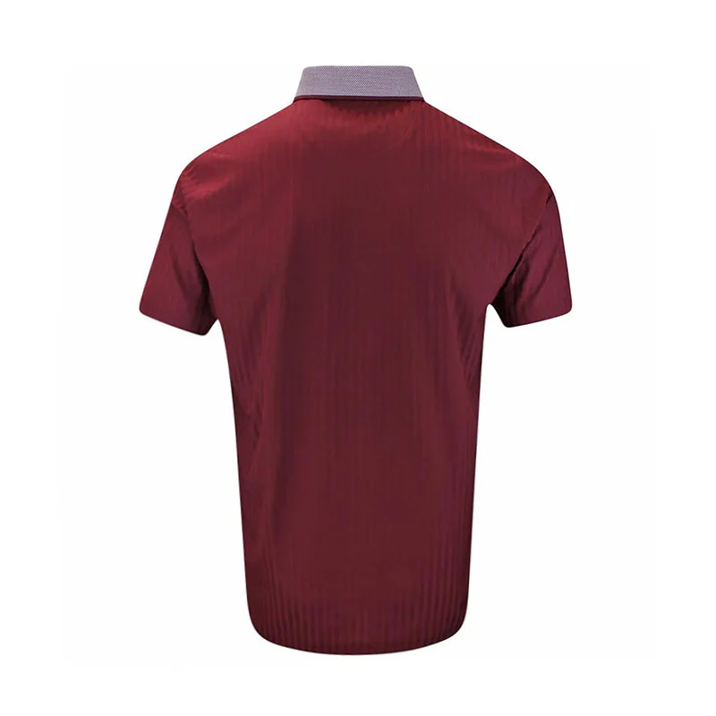 PUMA MATTR Stripe Jacquard Men's Polo (Ruby Shimmer) - Image 2