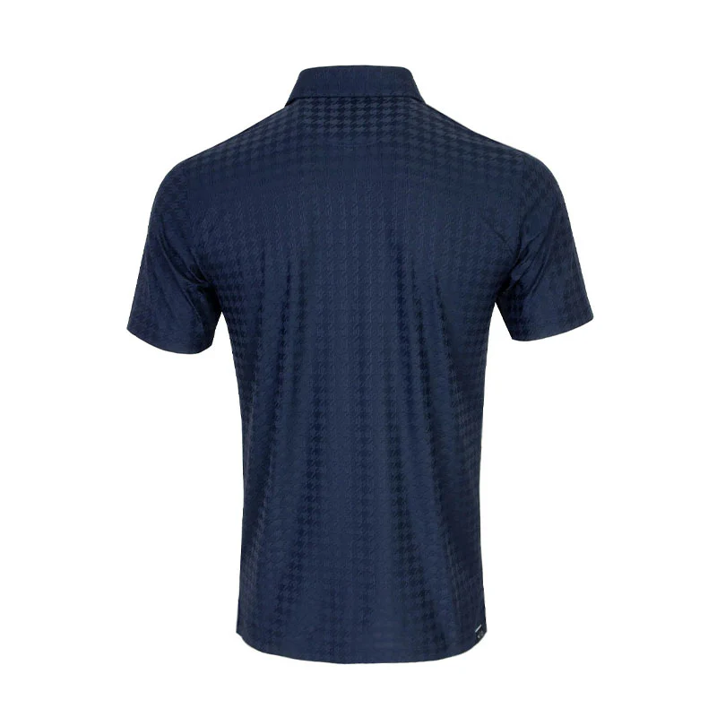 PUMA MATTR Houndstooth Men's Polo (Deep Navy) - Image 2