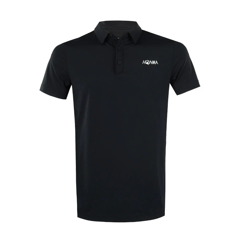 HONMA Men's Polo (Black)
