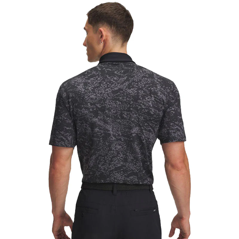 UNDER ARMOUR Playoff 3.0 Men's Printed Polo (Black) - Image 4
