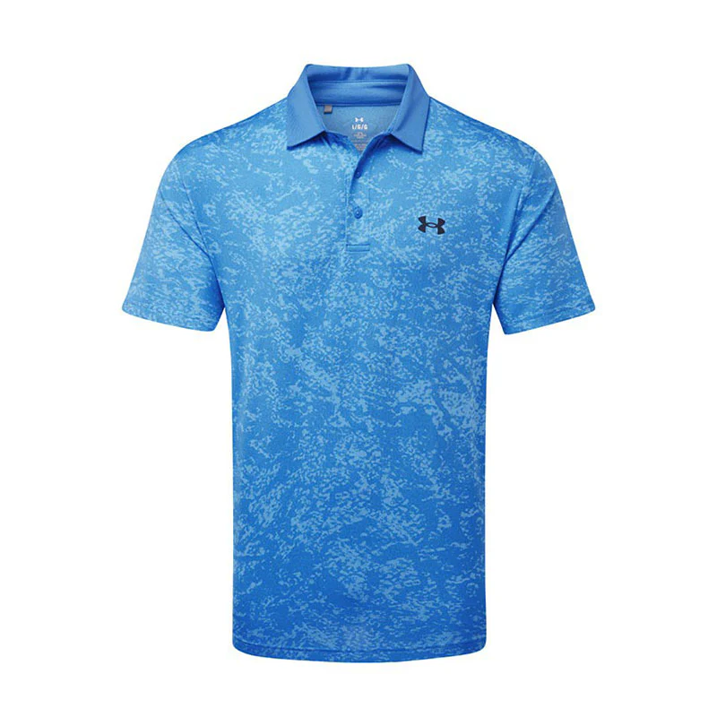 UNDER ARMOUR Playoff 3.0 Men's Printed Polo (Blue Atlantis)
