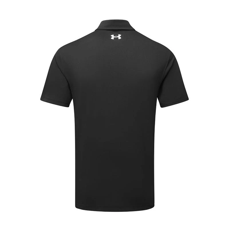 UNDER ARMOUR T2G (2025) Men's Pique Polo (Black) - Image 2
