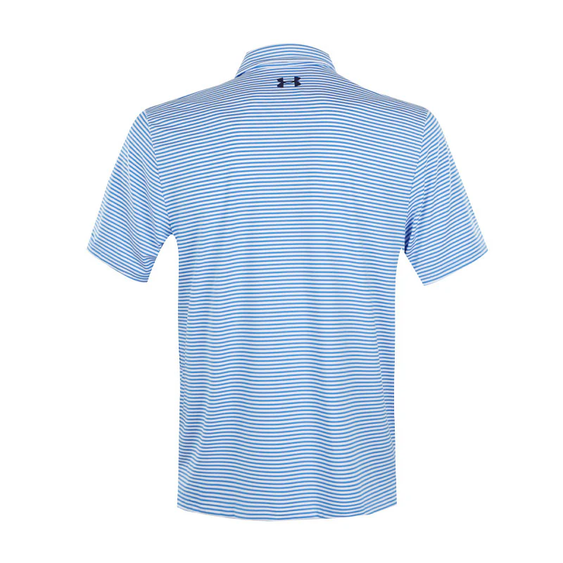 UNDER ARMOUR Playoff 3.0 Stripe Men's Polo (Blue/White) - Image 2