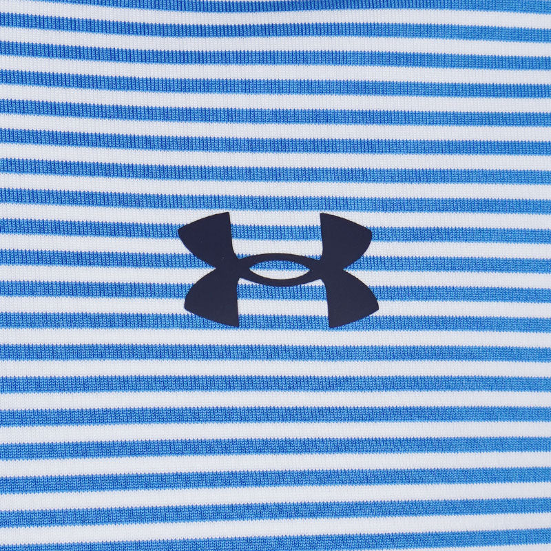 UNDER ARMOUR Playoff 3.0 Stripe Men's Polo (Blue/White) - Image 4
