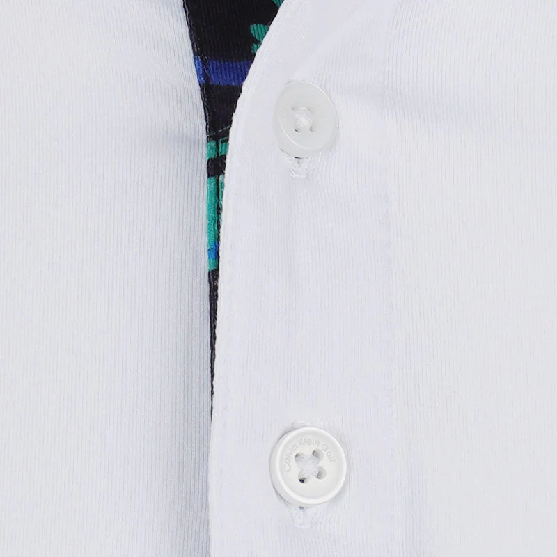CALVIN KLEIN Seabury Men's Polo (White) - Image 3