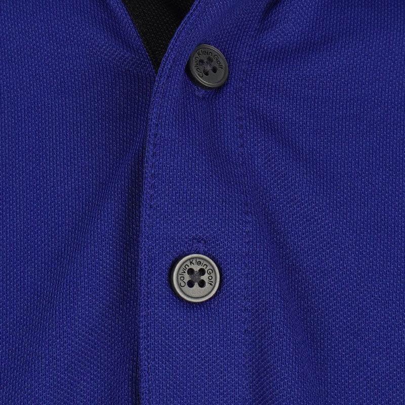 CALVIN KLEIN Madison Men's Polo (French Blue) - Image 3