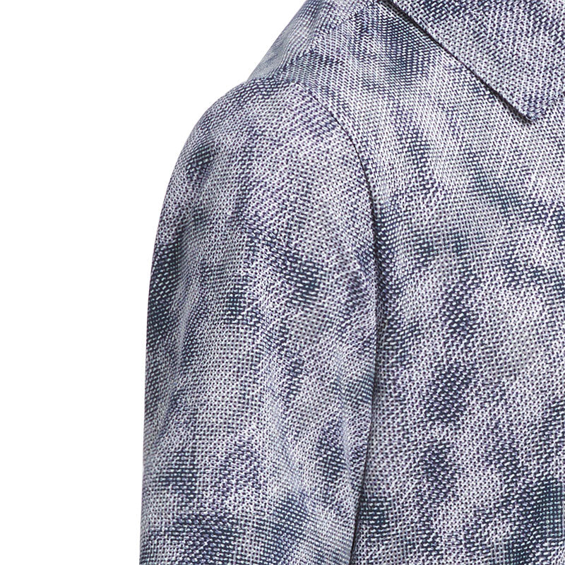 ADIDAS Performance Textured Print Boy's Polo (Navy) - Image 4