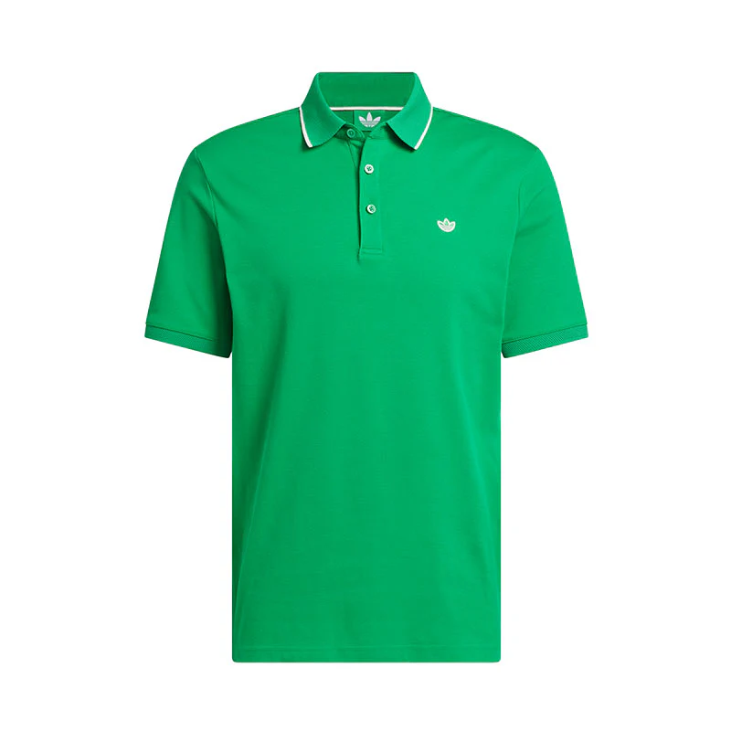 ADIDAS Originals Twistknit Trefoil Men's Polo (Green)