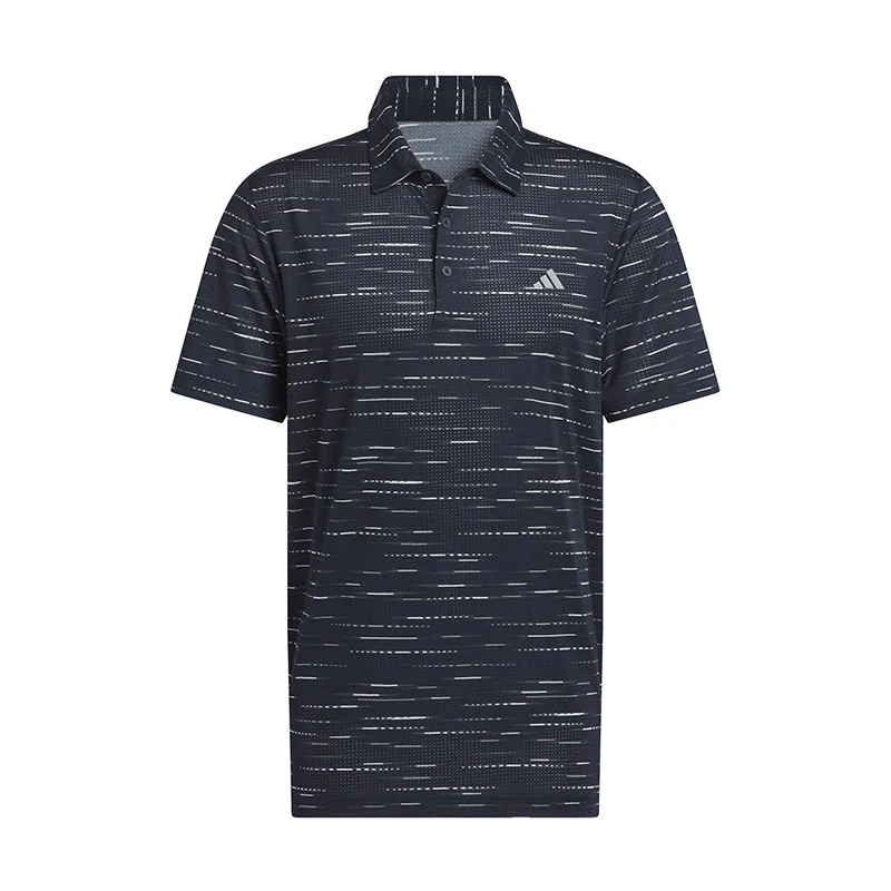 ADIDAS Ultimate365 Mesh Glimmer Print Men's Polo (Navy)