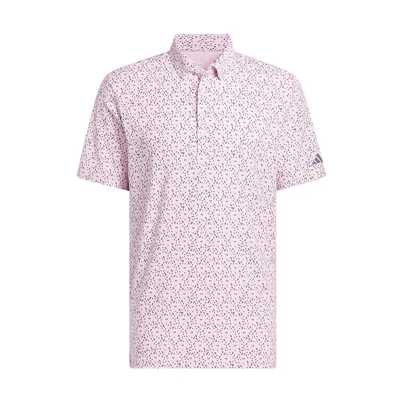 ADIDAS Ultimate365 Micro Argyle Men's Polo (Pink)