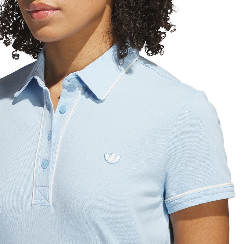 ADIDAS Originals Twistknit Trefoil Women's Polo (Sky) - Image 3