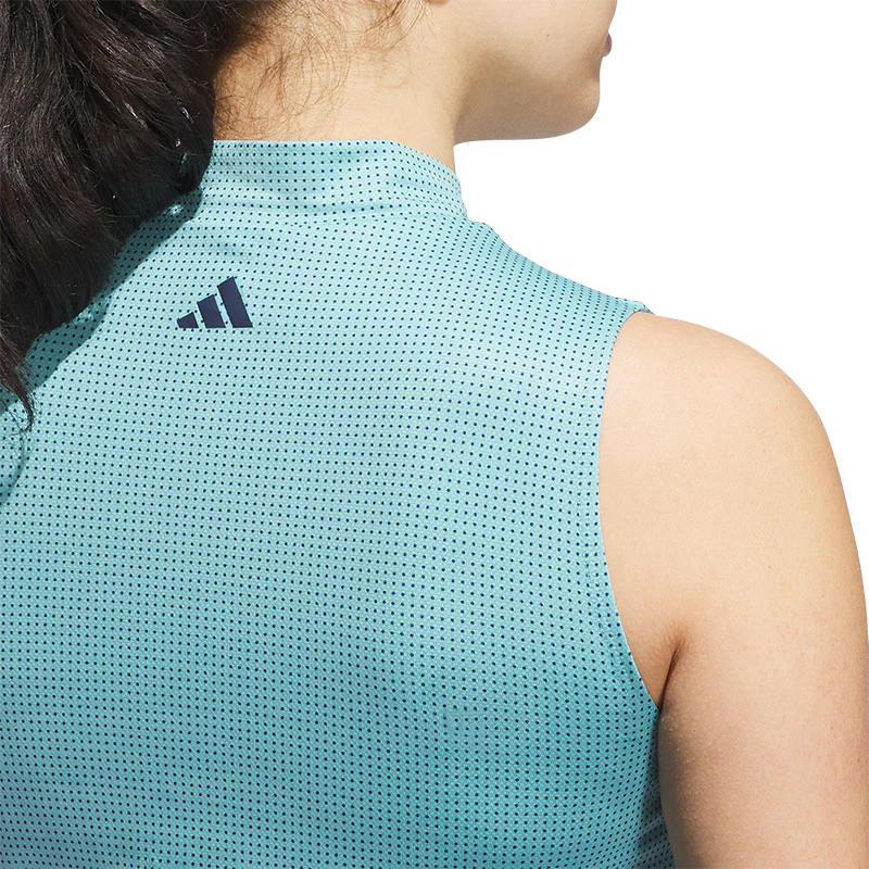ADIDAS Ultimate365 Gradient Women's Sleeveless Mock Shirt (Navy) - Image 4