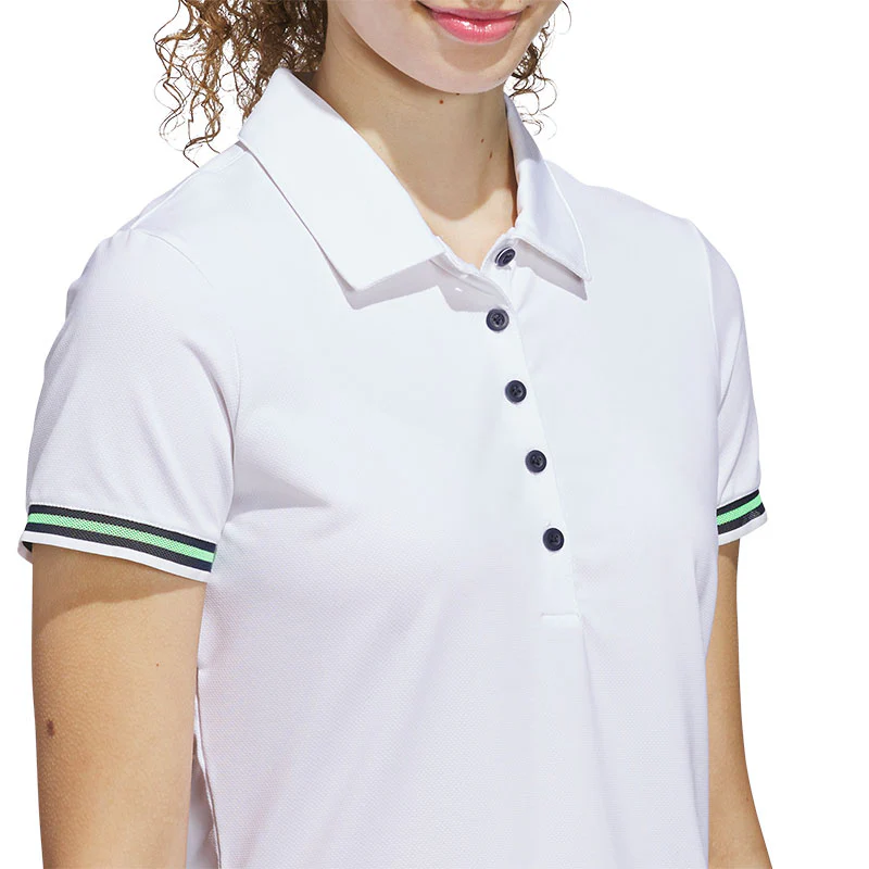 ADIDAS Ultimate365 Women's Polo (White) - Image 3