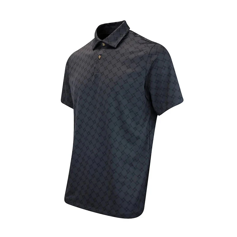 NIKE Jordan Sport Printed Men's Polo (Black) - Image 3