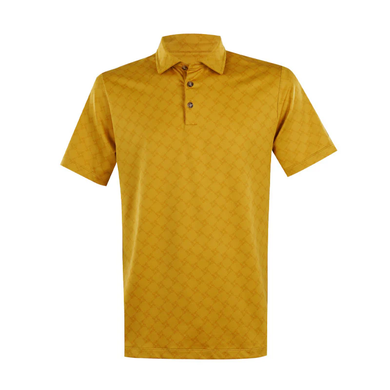 NIKE Jordan Sport Printed Men's Polo (Goldtone)