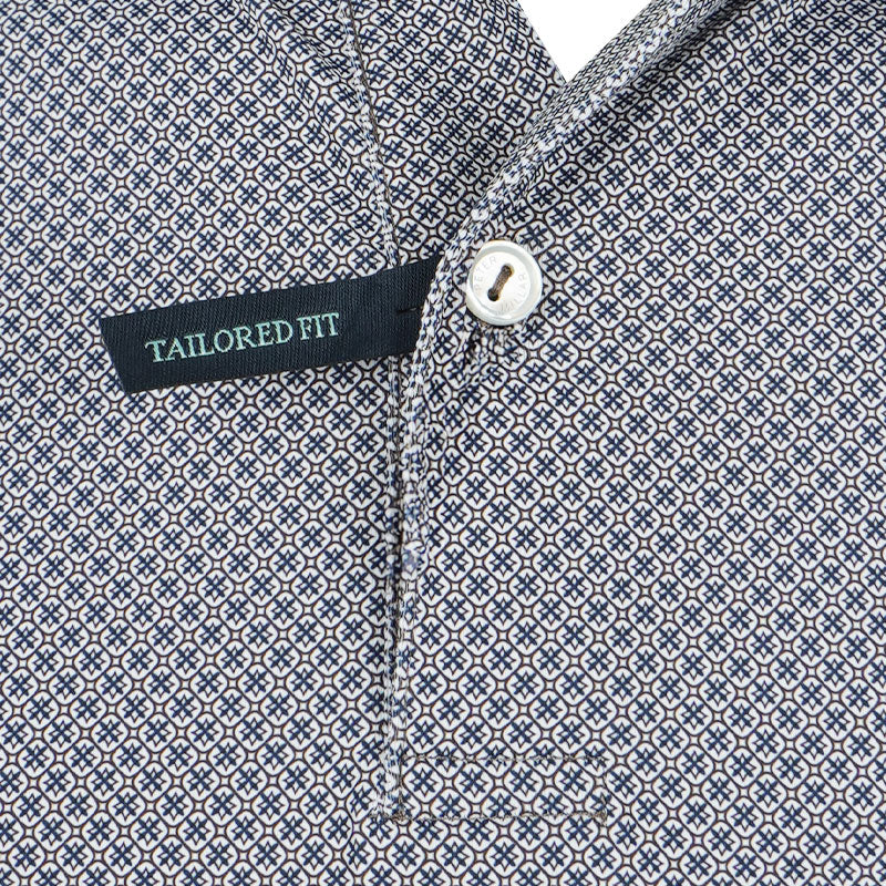 PETER MILLAR Seville Men's Performance Jersey Polo (White) - Image 3