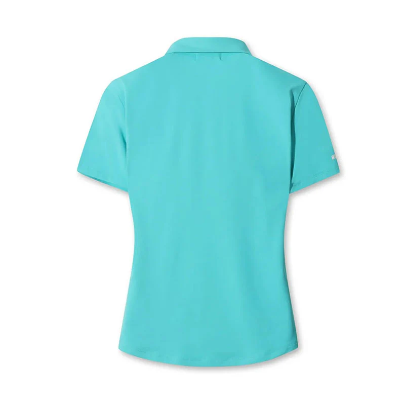 WAAC Essential Waacky Women's Polo (Blue Green) - Image 2