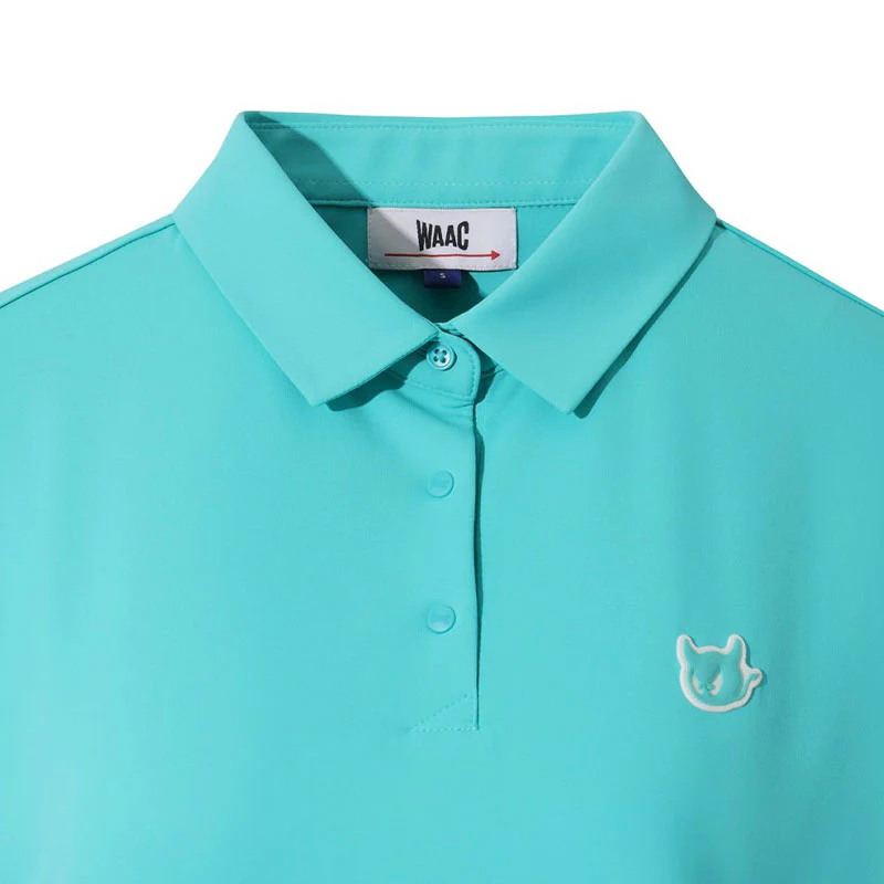 WAAC Essential Waacky Women's Polo (Blue Green) - Image 3