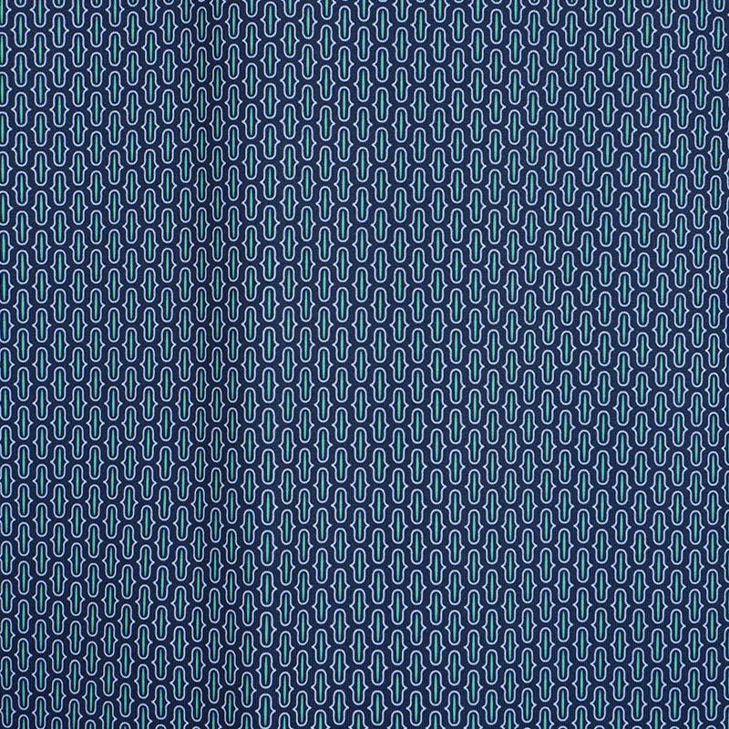 FOOTJOY Bracket Print Lisle Men's Polo (Navy) - Image 4