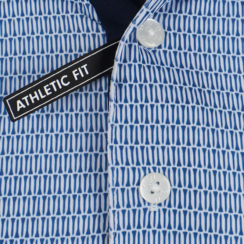 FOOTJOY Tee Ceo Lisle Men's Polo (Navy) - Image 3